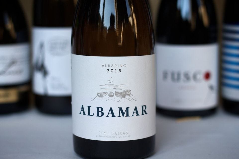 a bottle of wine